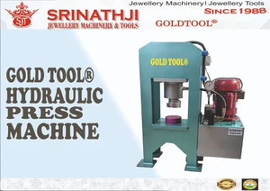 Prensa hidráulica de joyería 30 toneladas herramienta dorada - Product Image 3