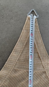 Güneş gölge yelken kavisli ticari açık gölge kapak kum dikdörtgen ağır geçirgen 250GSM köy gölge bez - Product Image 5