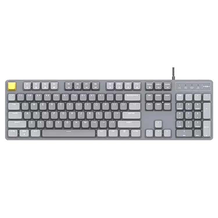 Youpin MIIIW G06 104 Keyboard Mekanis, Keyboard Gaming Berkabel Gravitasi Tombol Bulat