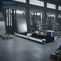 Machine de découpe laser à fibre grand format haute puissance modèle portique, contrôle CNC automatique, système Cypcut, rails de guidage HIWIN, fichier AI