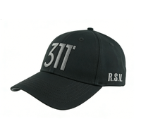 Casquette de baseball personnalisée en coton 100% avec broderie 3D, vente en gros OEM, 6 panneaux, visière incurvée, réglable, unisexe, logo latéral, toutes saisons