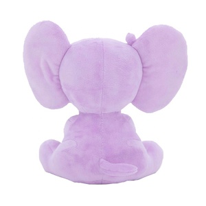 Elefante de Peluche Súper Suave y Adorable 2022, Elefante Morado de Peluche, Venta al por Mayor, Diseño de Logotipo OEM, Juguete de Peluche Suave - Product Image 4