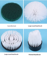 Nettoyeur électrique rotatif pour le nettoyage, brosse de nettoyage avec batterie de 1500 mAh pour salle de bain/évier/fenêtre