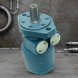 มอเตอร์ไฮดรอลิกแบบมืออาชีพสั่งทำพิเศษ ขนาด 12 ซม. แรงบิดต่อเนื่อง 50 นิวตันเมตร ความเร็วรอบ 2000 รอบต่อนาที แรงดัน 3000 ปอนด์ต่อตารางนิ้ว - Product Image 4