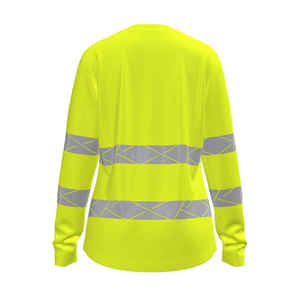 Camiseta DE SEGURIDAD reflectante de alta visibilidad personalizada con característica impermeable Camiseta DE SEGURIDAD reflectante alta con logotipo personalizado - Product Image 2