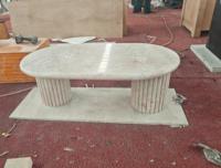 Table basse en marbre naturel Calcatta Viola, design moderne blanc, écologique, pour hôtel, cuisine, salon, salle à manger, directement de l'usine