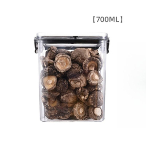 Choice Fun <b>Kitchen</b> Reusable Plastic Pet Airtight Food Grade <b>Storage</b> Box Container Organizer With Lid - Product Image 2