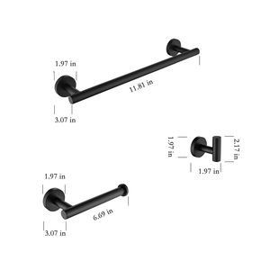 DB 3-Piece Bathroom <b>Hardware</b> Set Model D0100HXUA58 - Product Image 3
