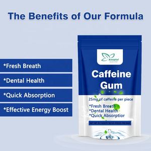 निजी लेबल कैफीन चबाने गम समर्थन ऊर्जा केंद्रित वयस्क दंत स्वस्थ बुलबुले के लिए ऊर्जा फोकस कैफीन पूरक - Product Image 4