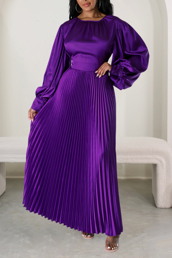 long sleeve kitenge dresses iooiooi African Long Sleeve Women's Dress Wax Printed Kitenge Design Ruffle Irregular Hemline Dress at Amazon Women's Clothing store