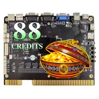 Carte de jeu PCB verticale à monnayeur 88 Fortunes Mone Coins pour machine de jeu d'arcade, prix usine