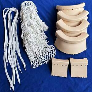 Pochettes de billard en cuir de vachette avec filet pour tables de billard américain et jeux de billard à l'australienne, accessoires durables et résistants à l'eau - Product Image 4