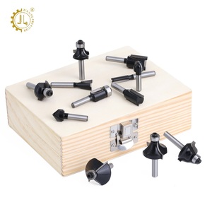 Màu Đỏ Vàng 15Pcs Router Bit Thiết Lập Cắt Tỉa Thẳng 6Mm Router Bits Kit CNC 12Pcs Router Bit Thiết Lập Chế Biến Gỗ - Product Image 6