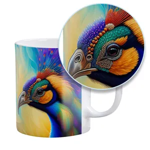 Hochwertige 11 Unzen weiße Sublimation becher mit Beschichtung papier becher Sublimation Großhandel