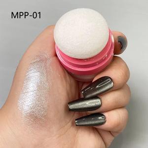 Poudre pressée MLM illuminatrice pour le corps et le visage, poudre minérale fixatrice scintillante, cosmétique imperméable - Product Image 5