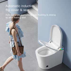 Inodoro Inteligente de Lujo para Baño, Inodoro Japonés con Sensor Automático de Pie, Descarga Electrónica y Función de Lavado T7 Square Ce - Product Image 3
