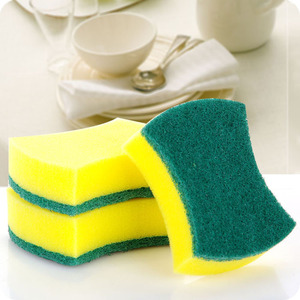 Cleaning Sponge Double Sided Dishwashing Pad Rectangle Scrub For Pots And Pans - Product Image 3