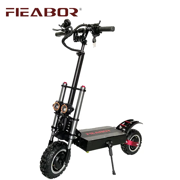 Hot Sale 60v 42ah Lithium Battery Long Range 5600w Electric Scooter Full Suspension Folding Scooter for Adult