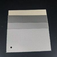 Tissu de protection solaire renforcé épais, facteur d'ouverture 1%, PVC polyester, matériau pour stores enrouleurs