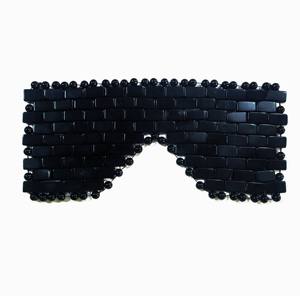 Masque de massage facial pour la beauté en obsidienne noire, quartz rose, cristal rose avec masque de gua sha pour les yeux en jade - Product Image 6