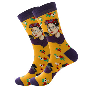 2025 nuevo algodón Navidad térmico invierno mexicano calavera <span class=keywords><strong>Sushi</strong></span> Cactus estampado cálido calcetines de tripulación para hombres y mujeres - Product Image 3