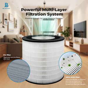 H11 H12 H13 Активный угольный фильтр Hepa воздухоочиститель часть воздушные фильтры Hepa & Carbon customized Oem Замена - Product Image 3