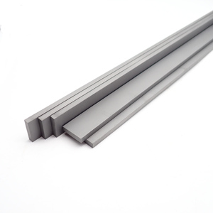 310*14*3mm YG10X/YG15/YG20 Maßgefertigter Gesinterter Hartmetallstreifen mit Schneidkante WC-Legierung Flachstäbe - Product Image 1