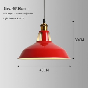 Vente en gros de lampes suspendues vertes en fer forgé, suspension vintage de style loft avec couvercle en acrylique pour restaurant bar - Product Image 5