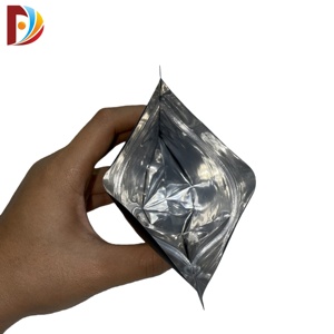 Custom Black Matte Gold Hot Stamping Matcha Packaging Reusable <strong>Zip</strong> Lock Stand up <strong>Pouch</strong> for Tea Chewing Gum Sushi Milk Jelly - Product Image 4