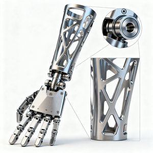 OEM <span class=keywords><strong>CNC</strong></span> gia công robot thành phần cho nhôm thép không gỉ các bộ phận chính xác tùy chỉnh Robot phần <span class=keywords><strong>CNC</strong></span> cánh tay robot phần - Product Image 5