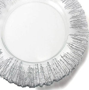 Nouvelles assiettes en verre transparentes, plateaux de service en verre, vente en gros pour la maison et la cuisine - Product Image 6