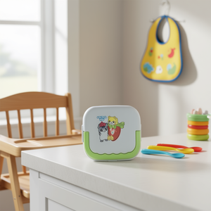 Porta Pranzo per Bambini Azul Rojo Gris, Grande e Quadrato in Materiale PP, per Fascia d'Età 2-4 Anni - Product Image 2