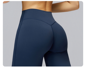 <span class=keywords><strong>Pantaloni</strong></span> Capri a vita alta da <span class=keywords><strong>donna</strong></span> Leggings Yoga ad asciugatura rapida dimagranti Leggings da corsa per Fitness all'aperto - Product Image 5
