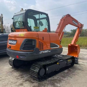 รถขุดดินยี่ห้อใหม่จากเกาหลี รุ่น DX60-9C 6 ตัน แบบ Zero Tail Swing เครื่องยนต์อเนกประสงค์สำหรับงานในเมือง จัดส่งฟรี - Product Image 1