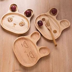 ถาดไม้รูปสัตว์สร้างสรรค์ ดีไซน์รูปหัวใจ สำหรับเด็กอายุ 2-4 ปี - Product Image 4