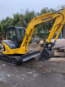 Miniexcavadora Usada Komatsu PC55 PC55mr-2 PC35mr-3 PC30mr-2 PC40mr-2 PC55mr-2 Excavadora Komatsu con Bandas de Goma - Product Image 6