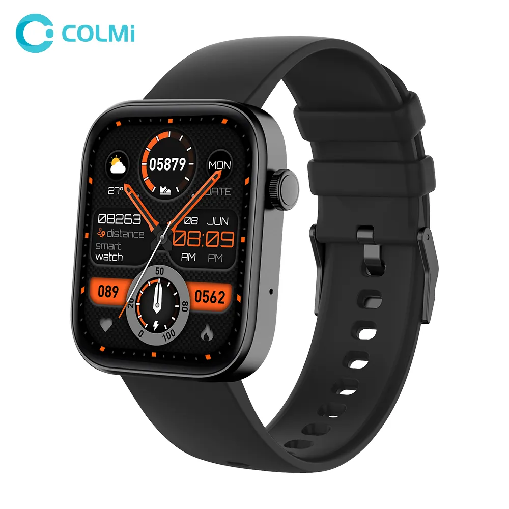 COLMI P71 बुला Smartwatch स्वास्थ्य की निगरानी IP68 निविड़ अंधकार आवाज सहायक आईपीएस डिस्प्ले स्क्रीन स्मार्ट घड़ी महिलाओं को पुरुषों की सस्ती