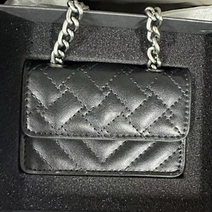 Nouveauté : Sac bandoulière mini pour femme, chaînes longues, <span class=keywords><strong>en</strong></span> cuir PU de luxe, sac à main micro de qualité - Product Image 4