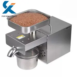 Máquina de prensagem de óleo inteligente de aço inoxidável para uso doméstico Máquina de prensagem de óleo comercial para exportação por atacado