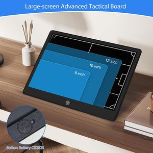 Pizarra Magnética Electrónica para Entrenamiento de Fútbol, Pantalla LCD de 16 Pulgadas, Lápiz Óptico, Material ABS, Diseño Personalizable, Estrategia y Táctica de Fútbol - Product Image 2