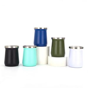 Wholesale 8oz Stainless Steel Mini <b>Portable</b> <b>Vacuum</b> Milk Cup Customized Logo Business Gifts for Outdoor Travel Camping Household - Product Image 2