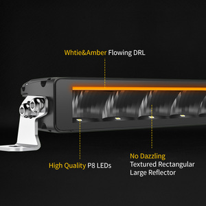 Barre lumineuse <span class=keywords><strong>LED</strong></span> bicolore anti-éblouissement avec DRL séquentiel pour semi-remorques, fourgonnettes et Iveco - Product Image 2