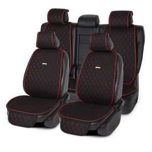 Funda de Asiento de Coche Transpirable de Lino Premium, Lavable, Antideslizante, de 9 Piezas, Universal para Mazda, Volkswagen, Kia, <span class=keywords><strong>Hyundai</strong></span>, Toyota - Product Image 4
