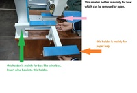 Bomba automática Hot Stamping Máquina para Indústria de Varejo New & Used Golden Foil Printing Paper Boxes Gift Boxes Card Tube Printer