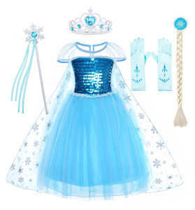 Nuevo Disfraz de Halloween de Blancanieves, Elsa, Anna, Sofía, Aurora, Rapunzel, <span class=keywords><strong>La</strong></span> <span class=keywords><strong>Sirenita</strong></span>, Encanto, Vestido de Princesa para Fiesta de Cumpleaños, Cosplay - Product Image 2