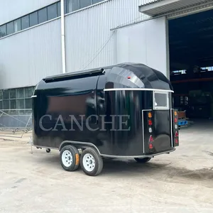 Camion de restauration mobile Canche Black pour la préparation de repas en plein air, camping et événements - Product Image 2