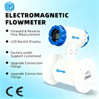 Regulator aliran cairan konduktif cepat respon Digital meteran aliran elektromagnetik akurasi tinggi magnetik