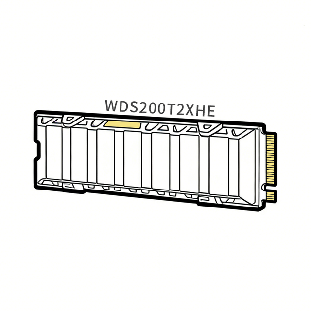 DZXT WDS200T2XHE 2TB BLACK SN850X Internal Desktop SSD PCIE Gen4 Interface 7300MB/s Read Speed with Heatsink