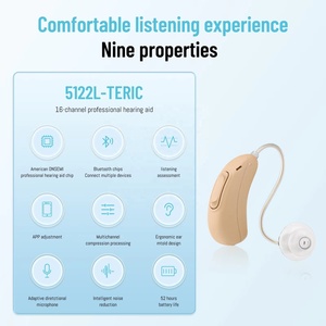 Độ trung thực cao ứng dụng kiểm soát tiếng ồn hủy bỏ có thể sạc lại kỹ thuật số lập trình máy trợ thính với âm thanh siêu rõ ràng - Product Image 2