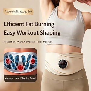 Ceinture de massage abdominale de haute qualité, multifonctionnelle, vibrante avec 25 niveaux d'intensité, 3 réglages de température, rechargeable par USB - Product Image 2